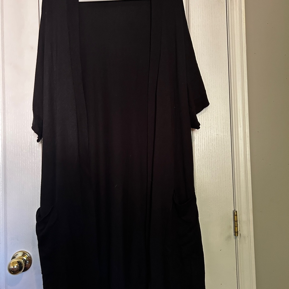 Elegant Black Women's Cardigan